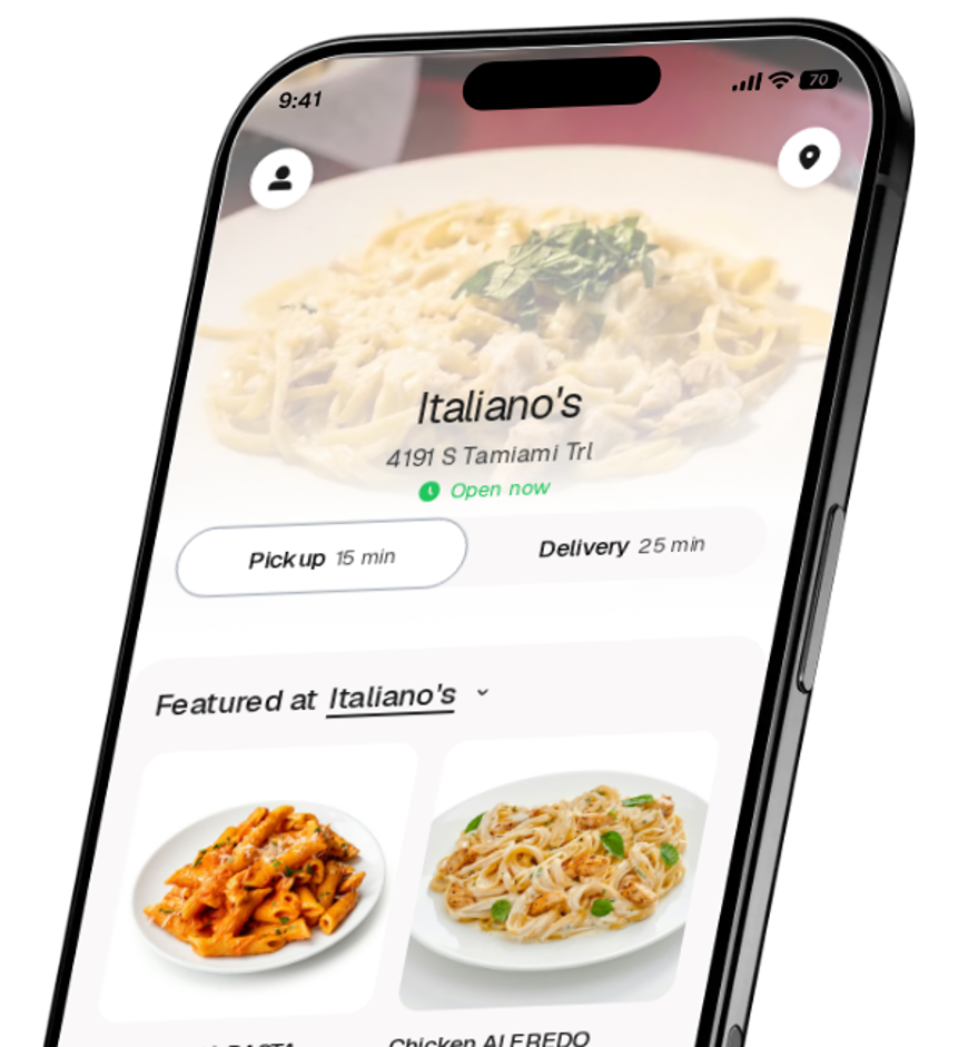 Italiano's app preview