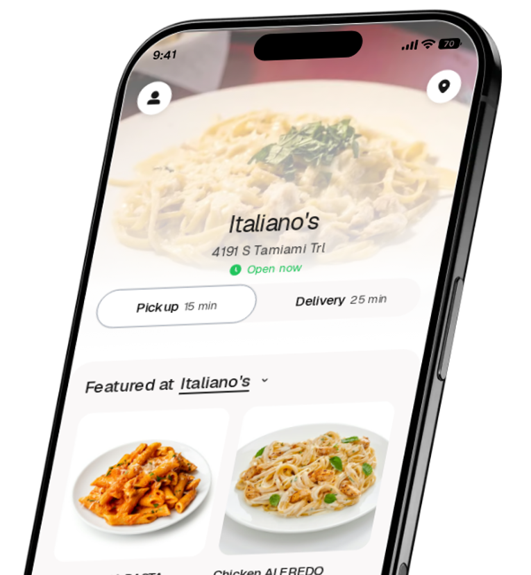 Italiano's app preview