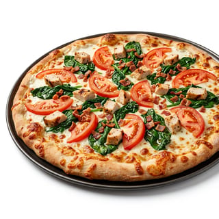 WHITE CHICKEN, BACON, SPINACH, TOMATO