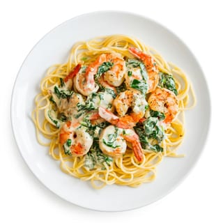 ROCKEFELLER SHRIMP RIGATONI