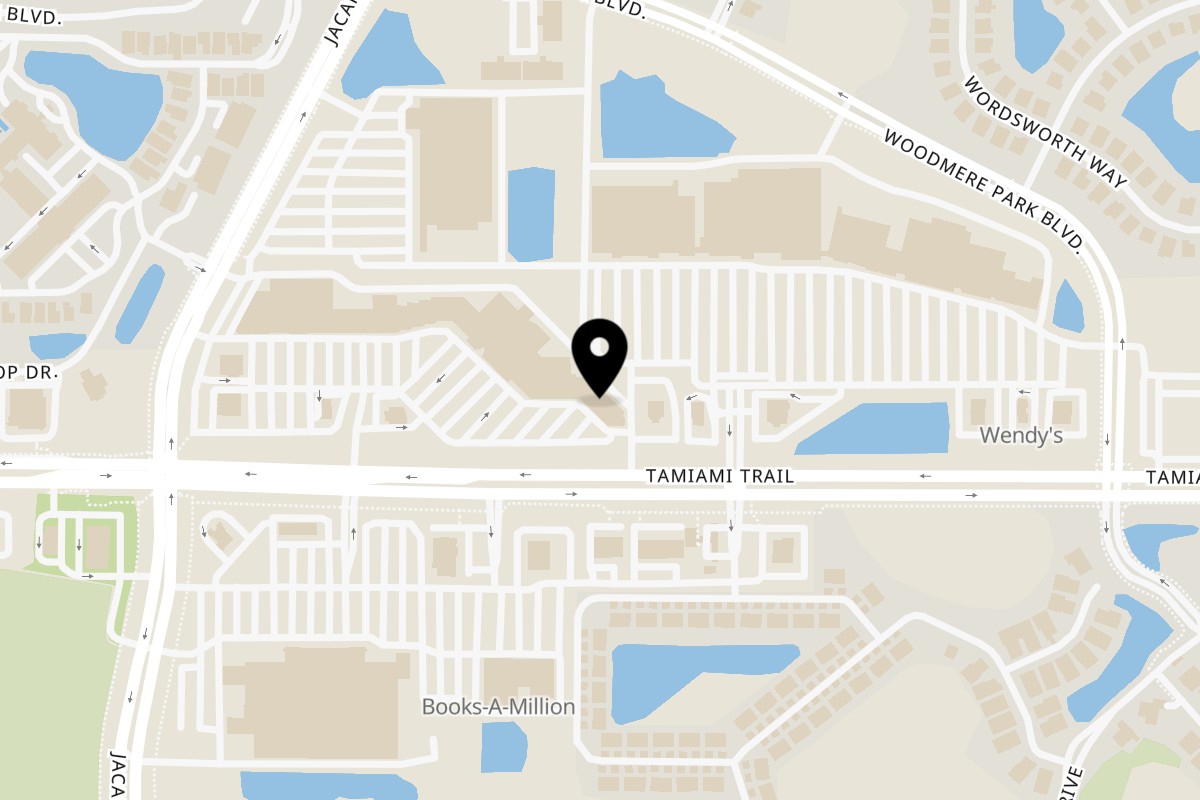 Map showing the location of Italiano's on 4191 S Tamiami Trl in Venice